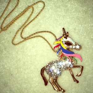 Super Rad Full Body Bling Unicorn 🦄 Necklace